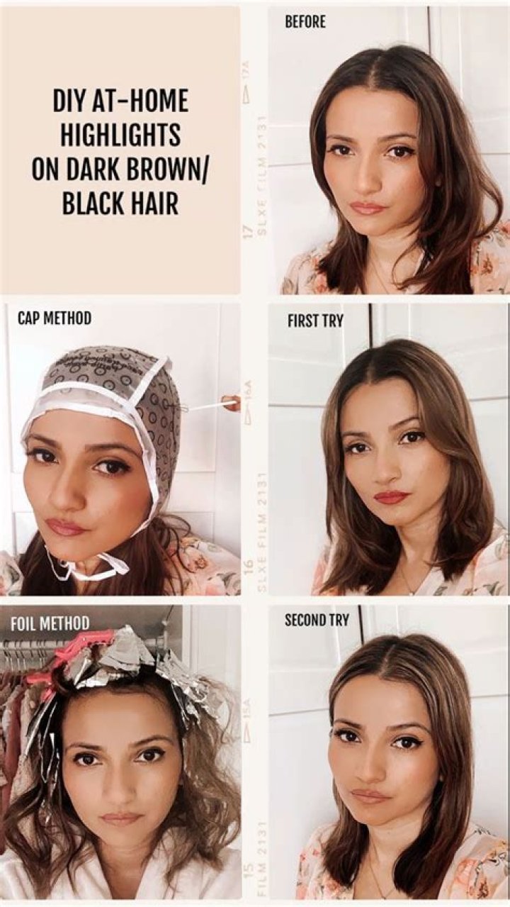 How can I lighten my dark brown hair?