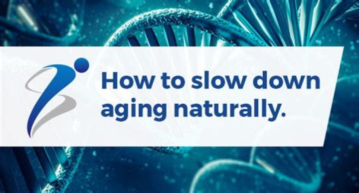 How can I naturally slow down aging?