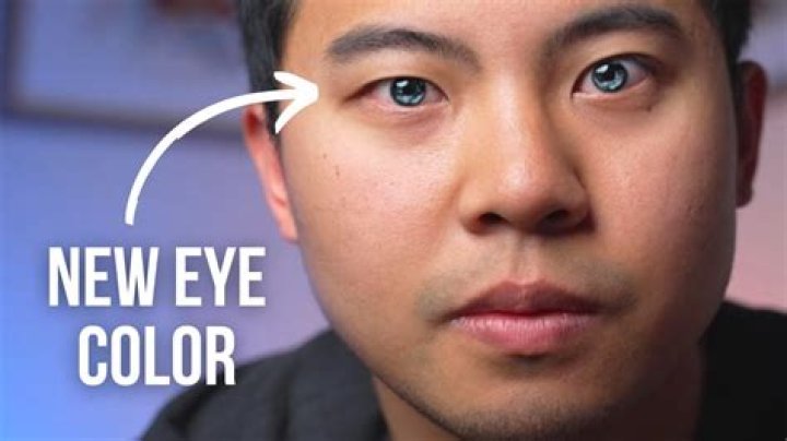 How can I permanently change my eye color?