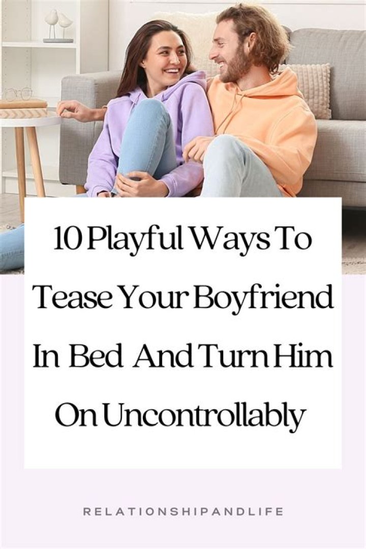 How can I playfully tease a guy I like?