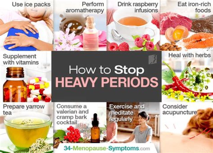 How can I stop my period naturally?
