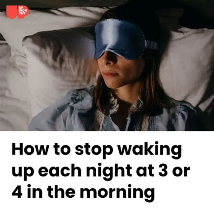 How can I stop waking up in the night?