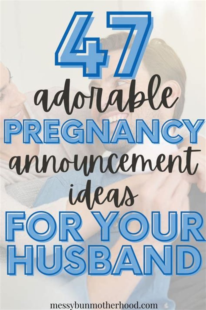 How can I surprise my husband that I'm pregnant?