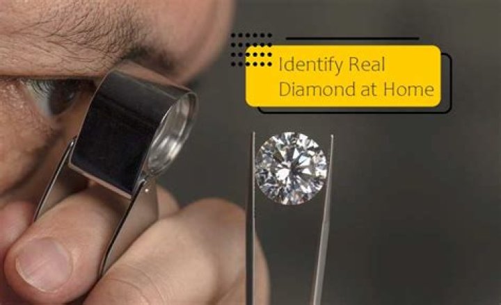 How can you tell if a diamond is in the dirt?