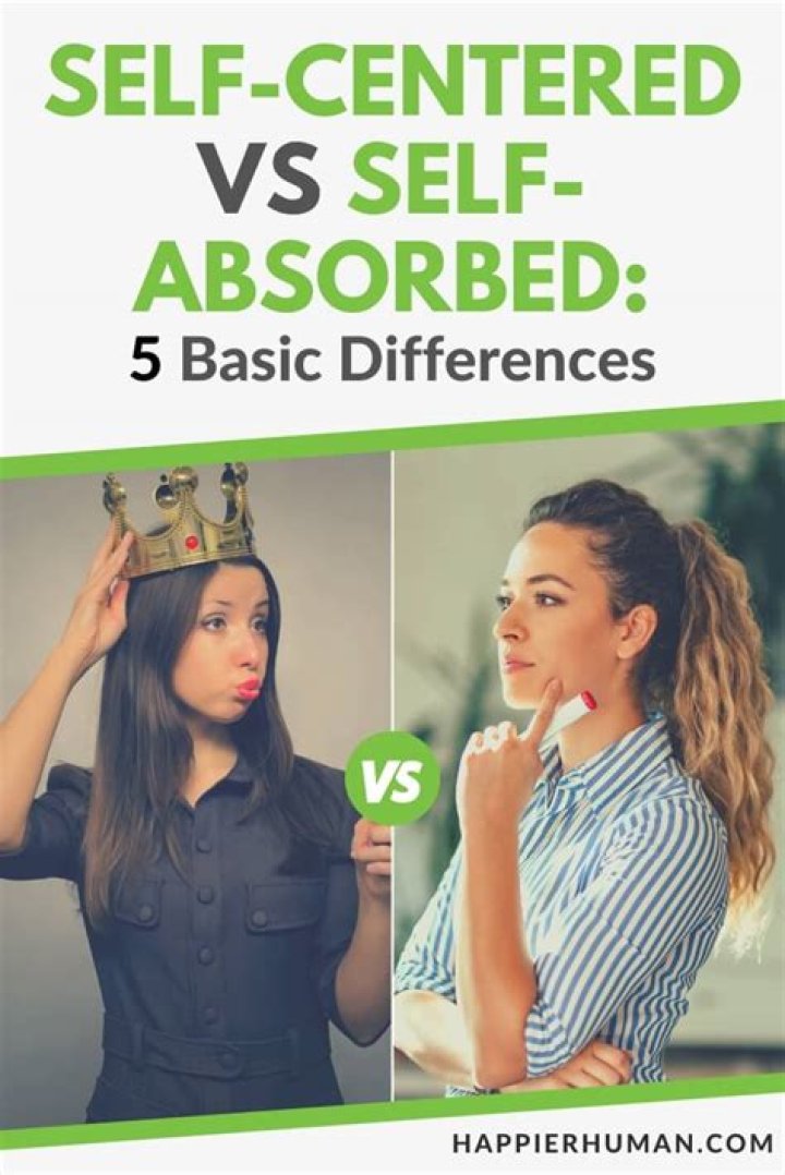 How can you tell if someone is self centered?