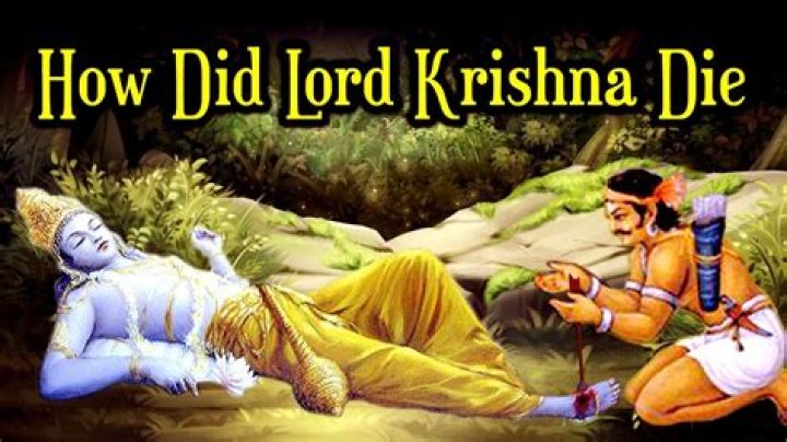How did Krishna cut his finger?