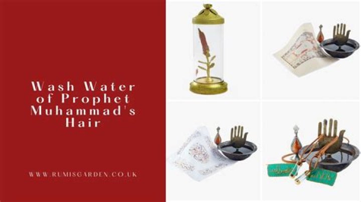 How did Prophet Muhammad wash his hair?