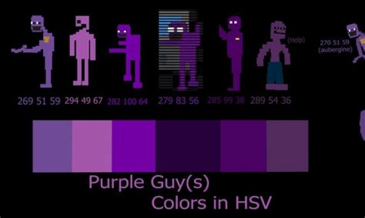 How did purple guy turn purple?