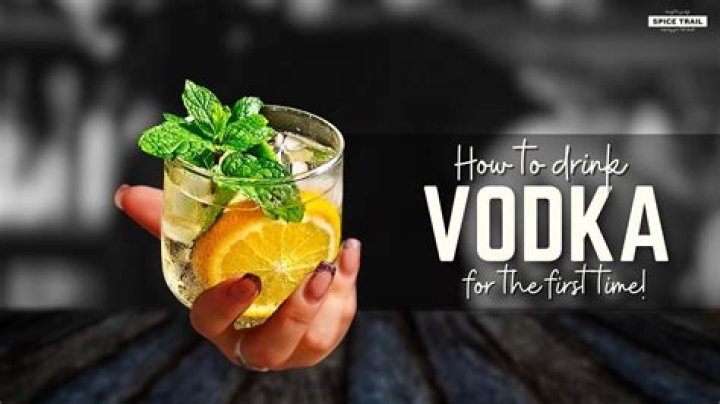 How do Beginners drink vodka?