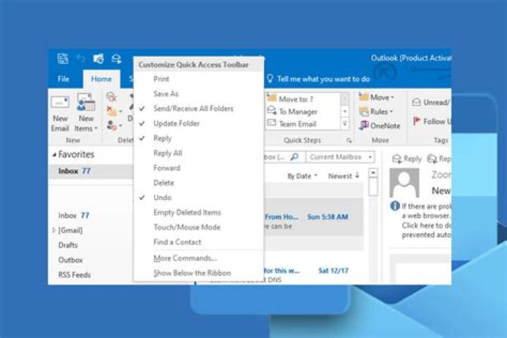 How do I add Outlook to my startup in Windows 10?
