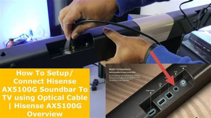 How do I connect external speakers to my Hisense TV?