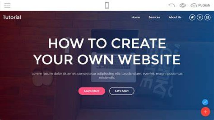How do I create my own website?