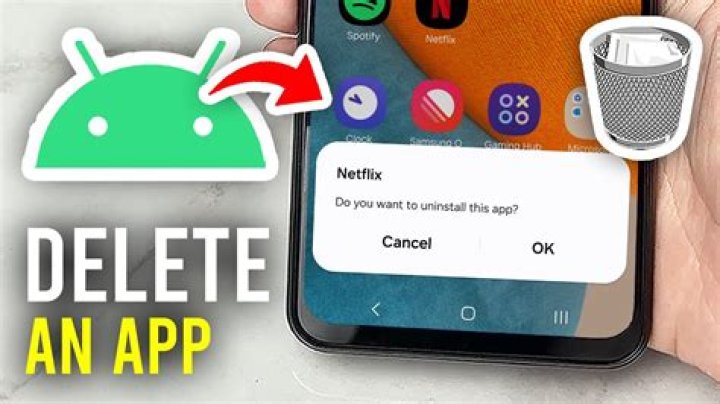 How do I delete apps from Droid?
