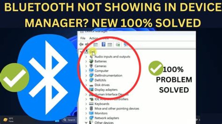How do I fix Bluetooth not in Device Manager?