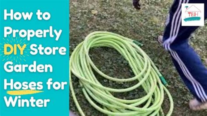 How do I keep my garden hose from freezing in the winter?