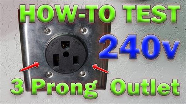 How do I know if my outlet is 220 or 240?