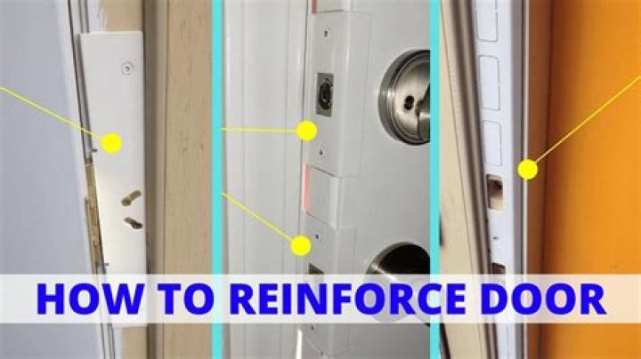 How do I reinforce my front door?