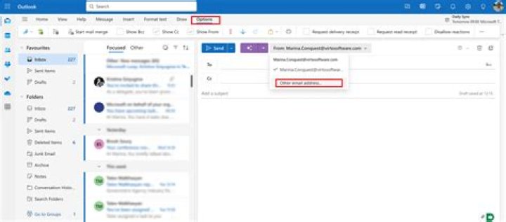 How do I share my Outlook Inbox with another user?