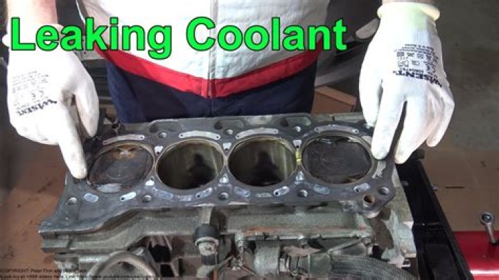 How do I stop my engine from leaking coolant?