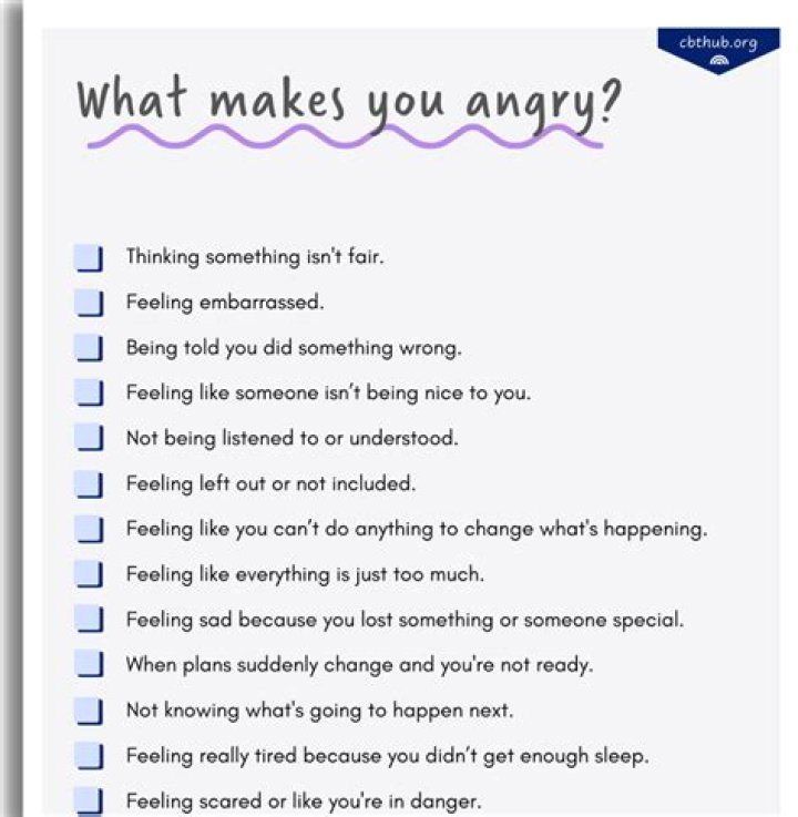 How do you answer what makes you angry?