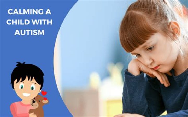 How do you calm an autistic child with anxiety?