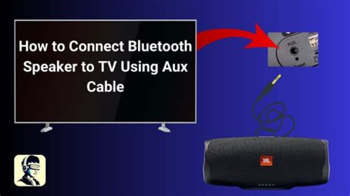 How do you connect an AUX cord to a speaker?