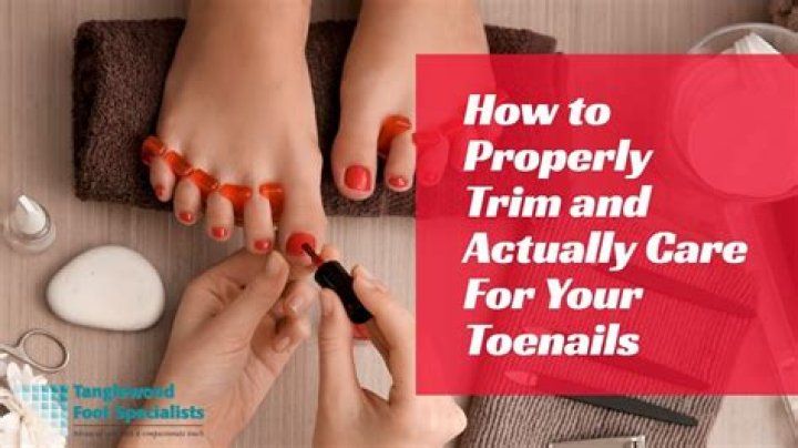 How do you cover thick toenails?