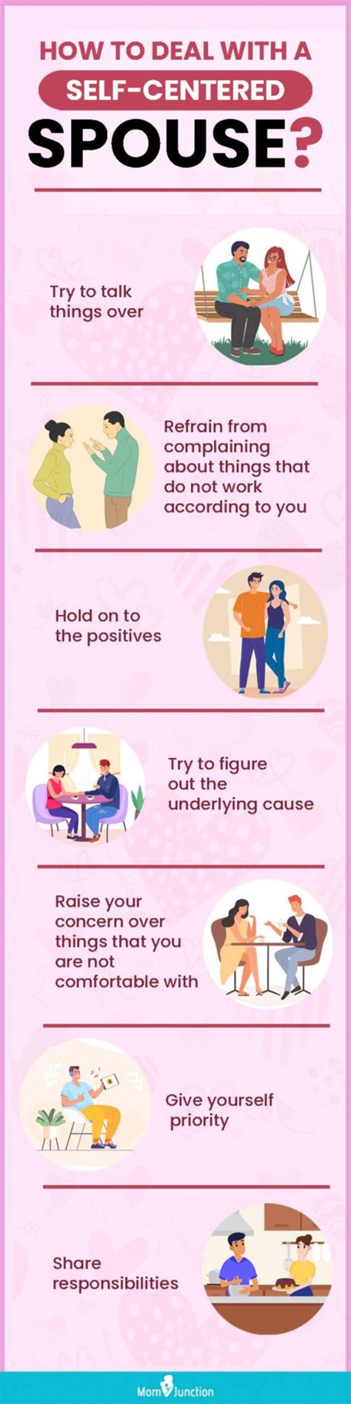 How do you deal with a selfish wife?