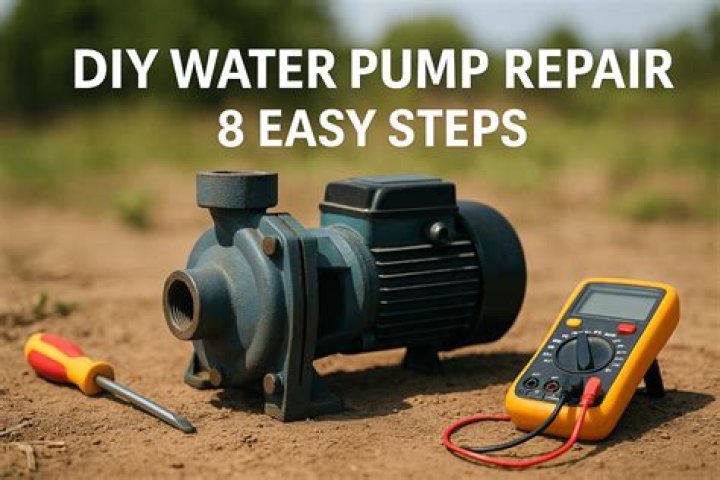 How do you fix a water pump that is not pumping water?