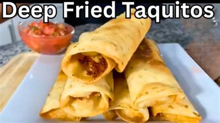 How do you fry taquitos without them falling apart?
