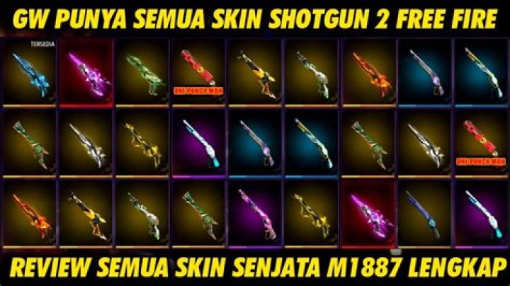 How do you get free shotgun skins in Free Fire?
