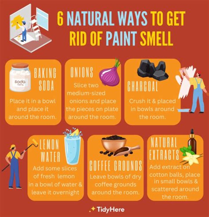 How do you get rid of paint smell in a room?