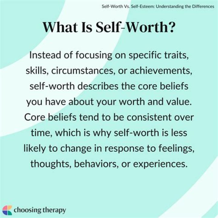 How do you get self-worth?