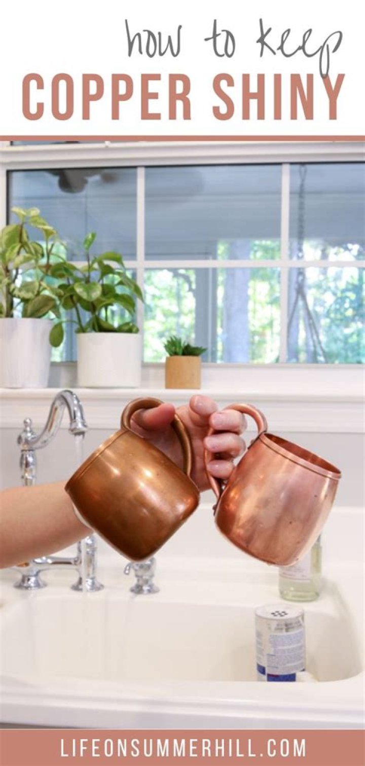 How do you keep copper bright and shiny?