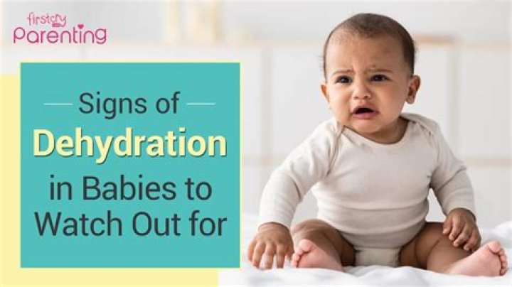 How do you know a baby is dehydrated?