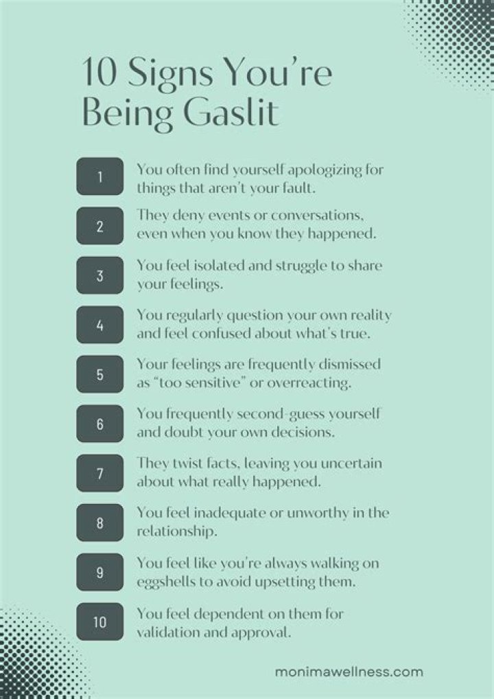 How do you know if you're gaslit?