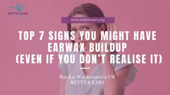 How do you know if you have ear wax build up?