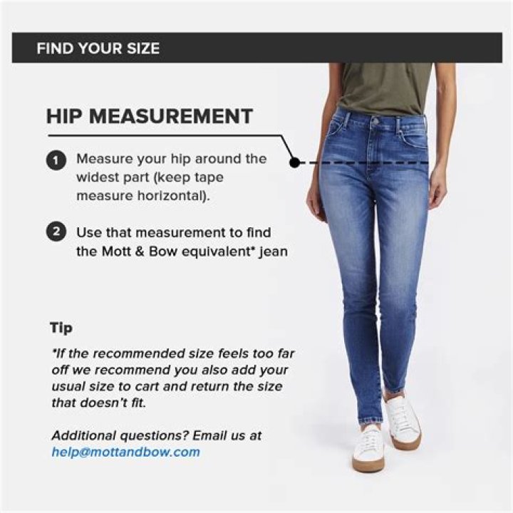 How do you know what size jeans you are without wearing?