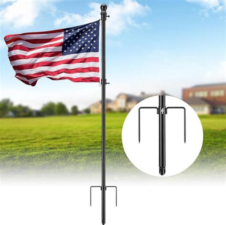 How do you make a tangle free flagpole?