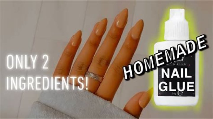 How do you make nail glue?
