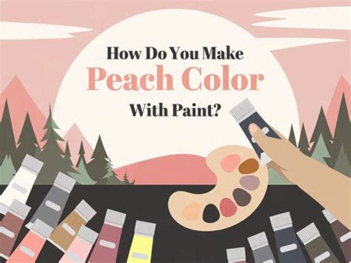 How do you make peach color?