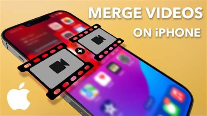 How do you merge videos on iPhone without iMovie?