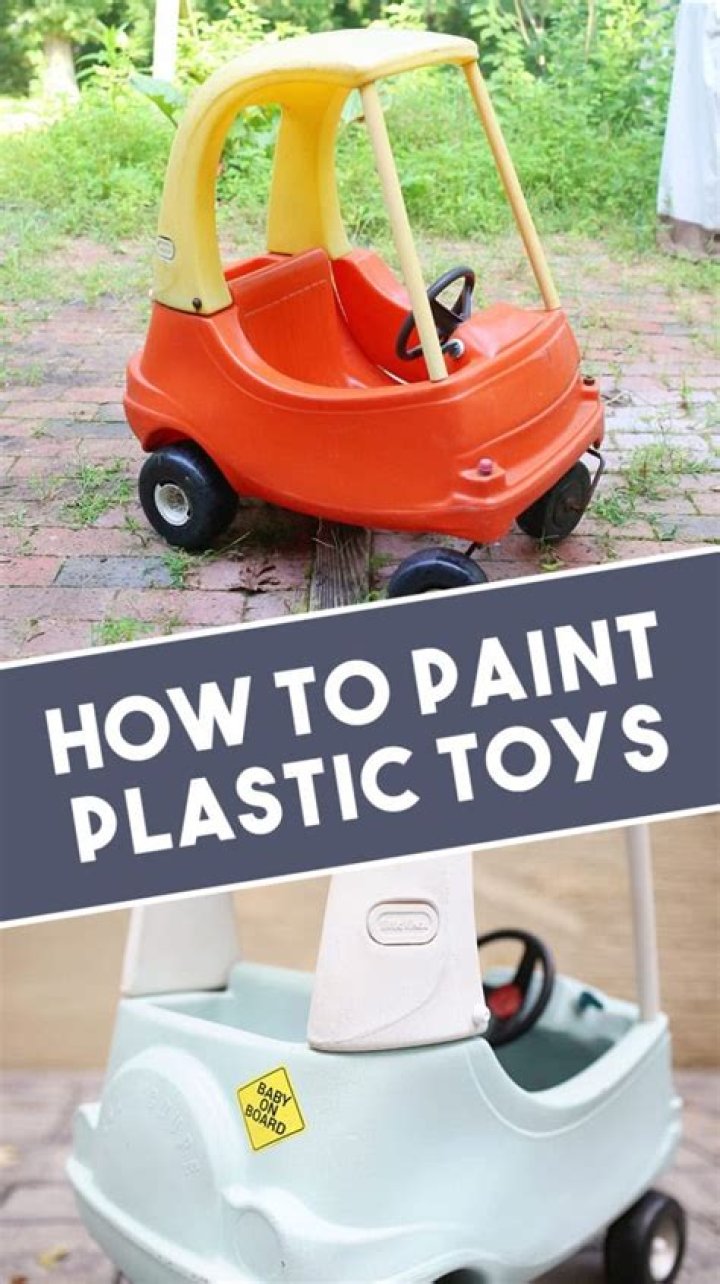 How do you paint plastic toys?