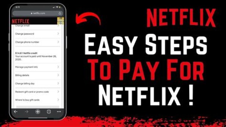How do you pay for Netflix manually?