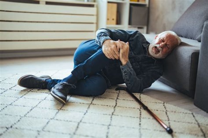 How do you pick up an elderly person who fell?