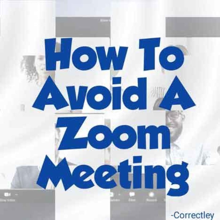 How do you politely leave a zoom meeting?