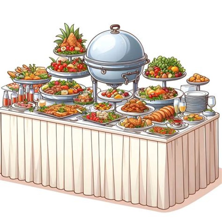 How do you raise height on a buffet table?