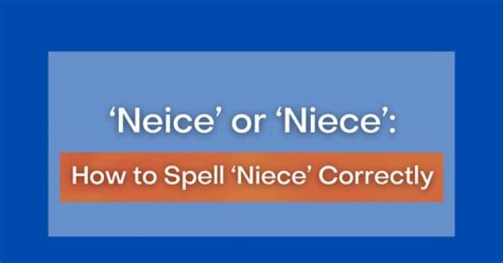How do you spell my niece?