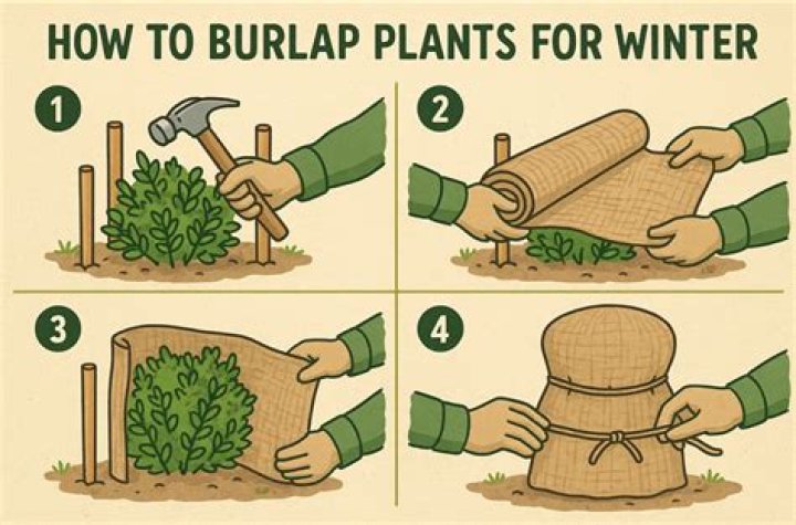 How do you stop burlap from shedding?
