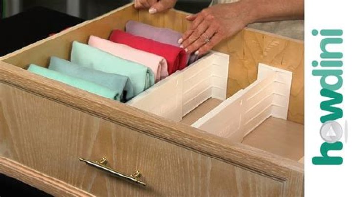How do you store shirts in a drawer?